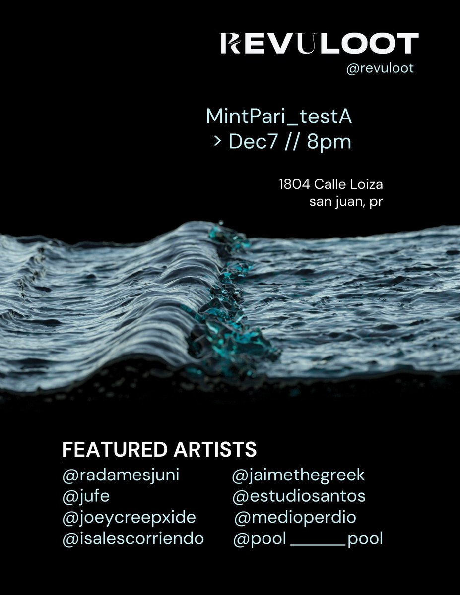 revuloot's tweet photo. @SuperRare @SuperRareJohn @metaverso_nft Looks like @SuperRareJohn’s already got the wetsuit on (although u don’t Really need it here;) Come through our #MintPari after @metaverso_nft to meet some local artists and maybeee get the skinny on some secret surf spots 🏄🏾‍♂️ https://t.co/uUGOmHuvYH
