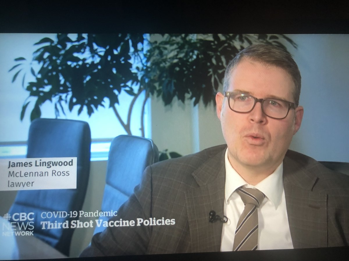 Airing now! Tune into <a href="/CBCNews/">CBC News</a> Network to watch MR’s James Lingwood discuss vaccine booster shots. #MRoss #CovidAB #booster