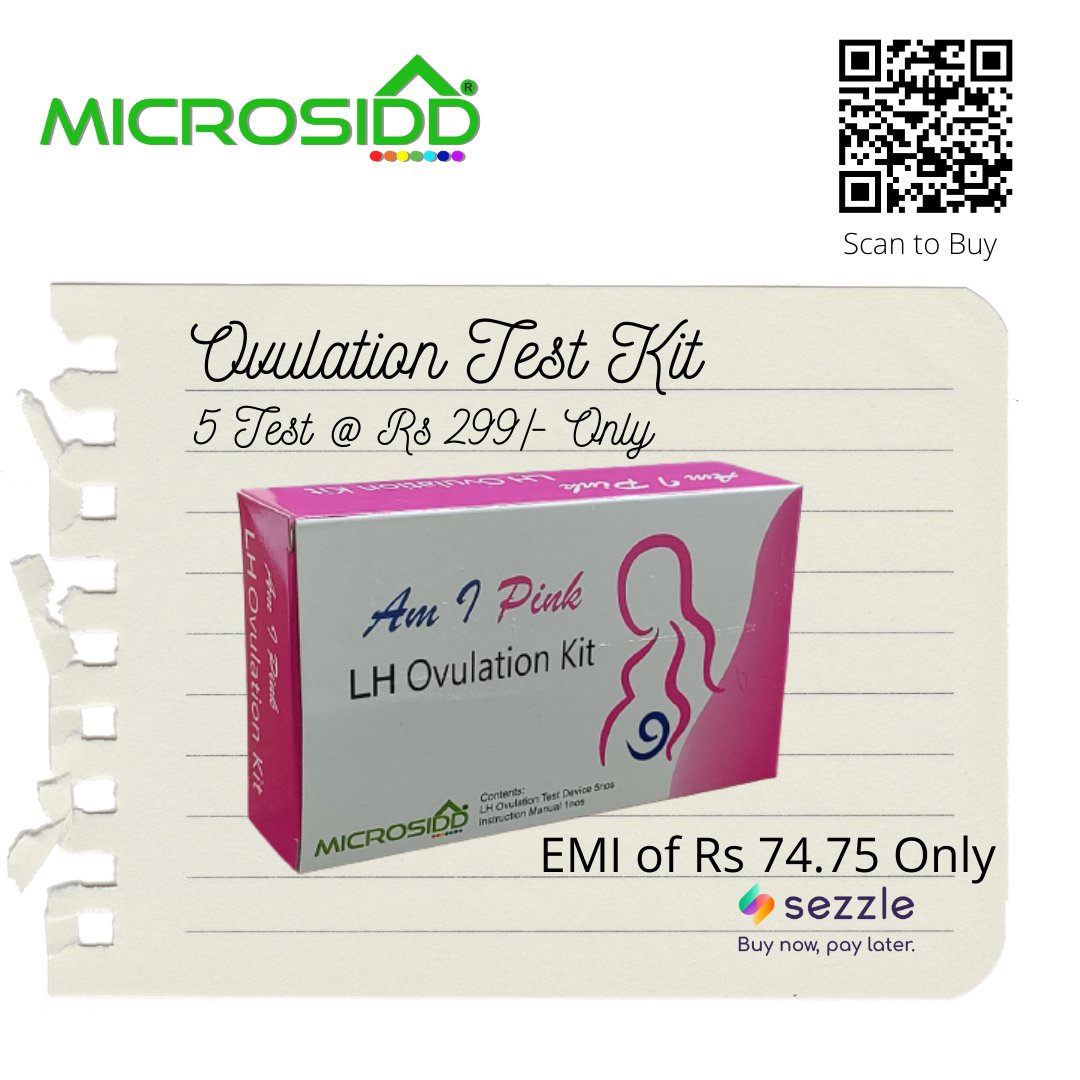 Microsiddindia's tweet photo. LH Ovulation Kit
Pack of 5 Test 
If you are trying to become pregnant, your doctor might want you to get an LH test several times to pinpoint when your body releases an egg
https://t.co/dwUS4QzNYN
#Microsidd #Ovulation #Test #kit #OnlineStore #Mumbai #Pune #Hyderabad #Bangalore https://t.co/RIqjmHwkVz
