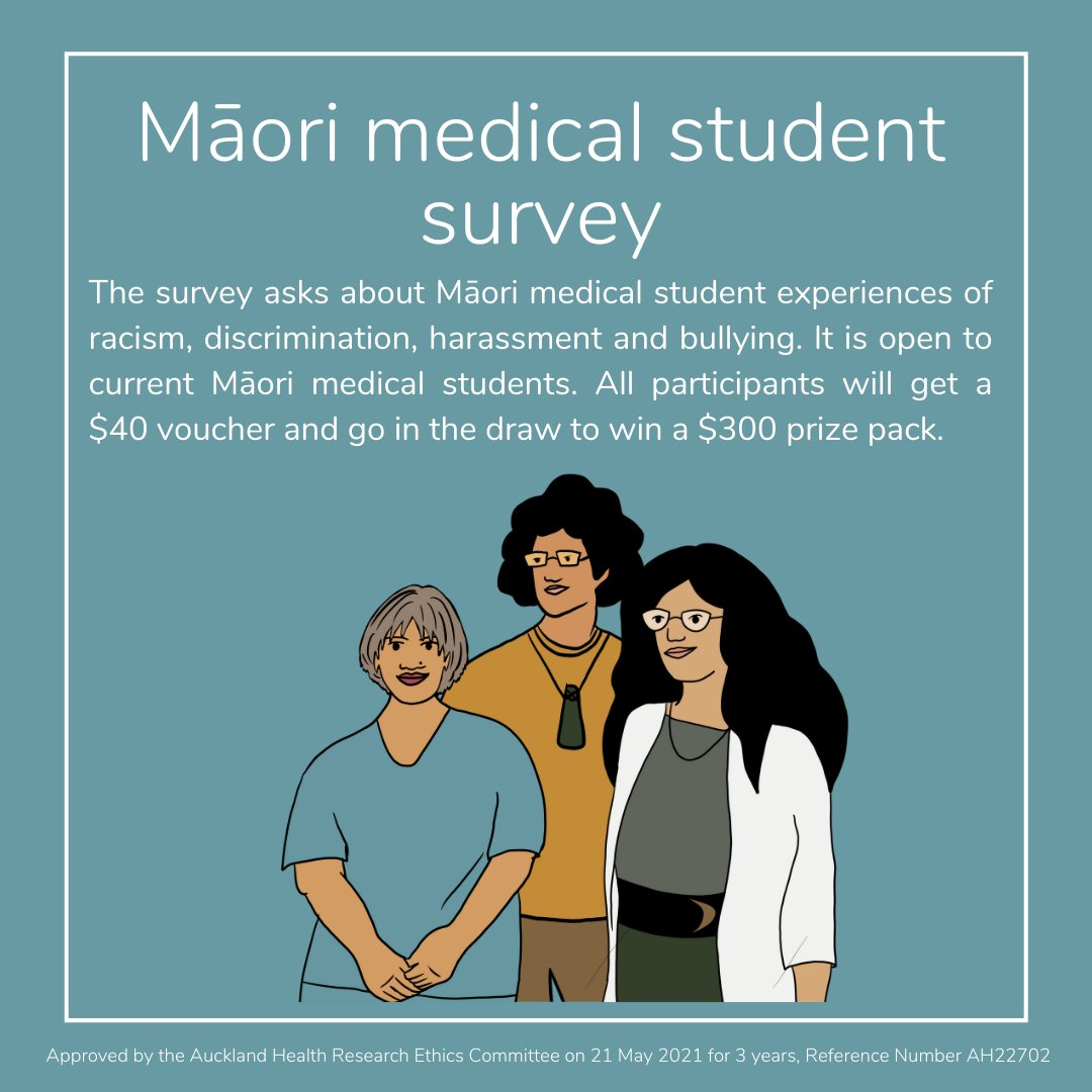 twt_maori_med's tweet photo. Māori medical student survey now live!

Follow the link to take the survey: https://t.co/6HRX52iKRJ https://t.co/kErbJp2b94