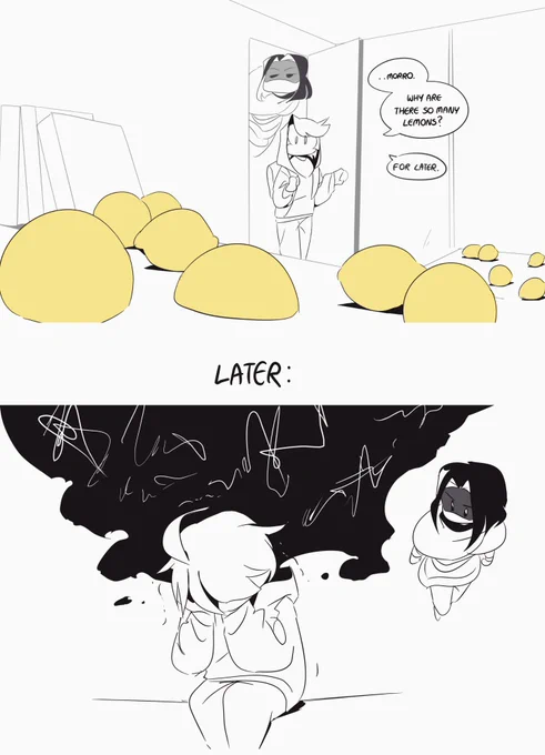 Biting into a lemon is a good way to ground yourself 🍋(2/2) 