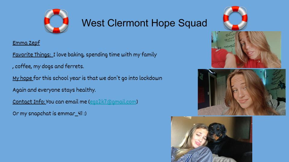 WCHSHopesquad's tweet photo. WCHS Hope Squad Members of the week!!! Have a fantastic week ! https://t.co/xTfiOUJLzI