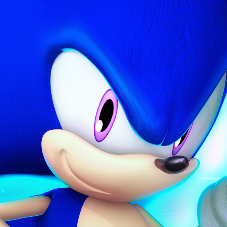 sonic the hedgehog male focus 1boy solo gloves furry male smile white gloves  illustration images