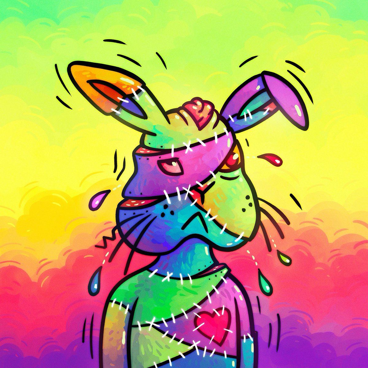 I got this 1 of 10 limited edition <a href="/BoredBunnies/">Bored Bunnies NFT | Season 2 Coming 2022</a>, designed by no other then @TheTonyPapesh for sale! All of the revenue will go to <a href="/trashypandasNFT/">Trashy Pandas</a> as it always does with my money.🥴
I actually really love what Bored Bunnies are doing, so I won't sell for cheap.🚀❤ #SolanaNFTs