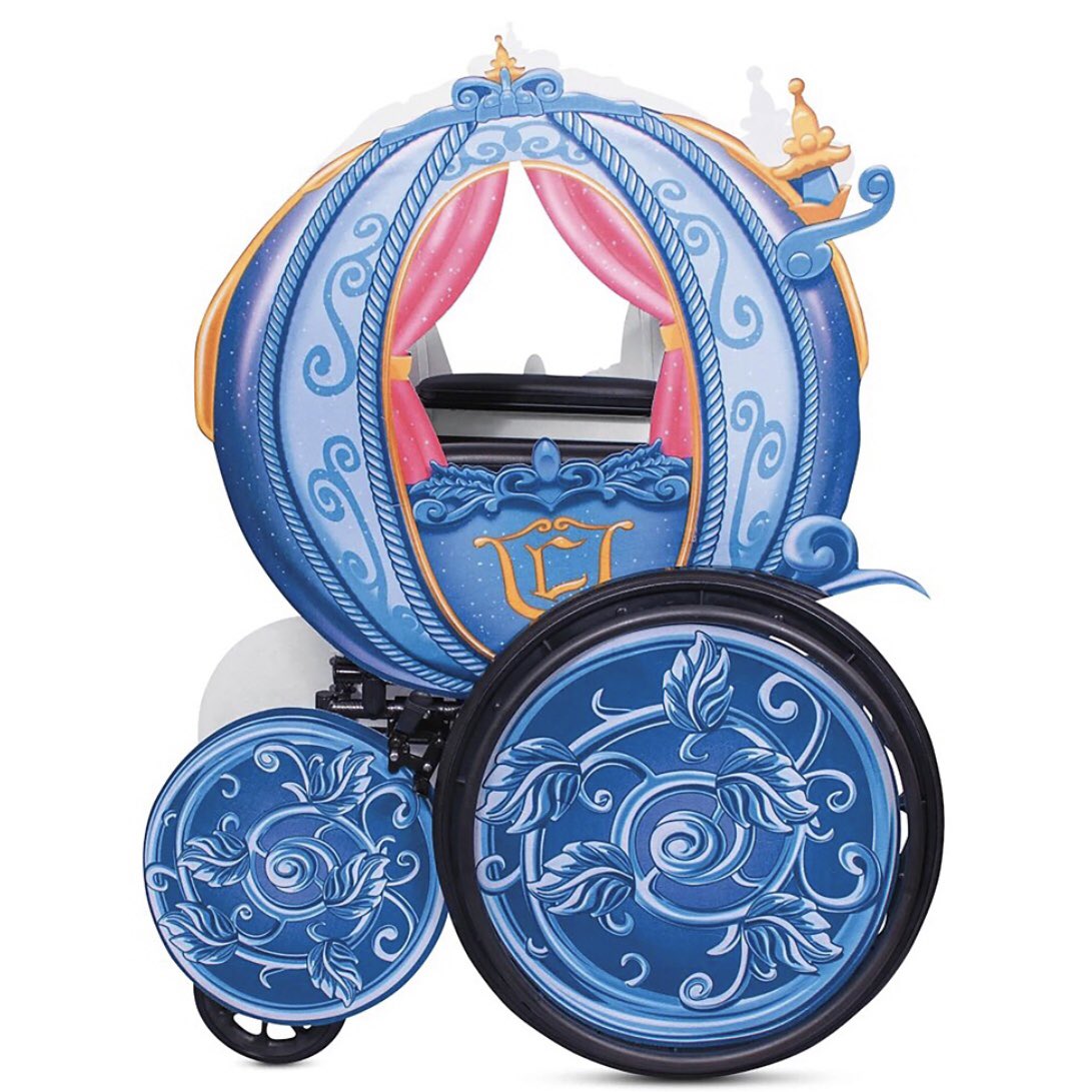 𝗗𝗔𝗜 これすごいね 車椅子がカボチャの馬車になるアクセサリーがショップディズニーで販売されてる 24インチの標準の 車椅子なら使用できる 大人も子供も楽しめるけど大人は頭が出そう T Co 4v3ng8wxv3 T Co Lrjzjplbgu Twitter