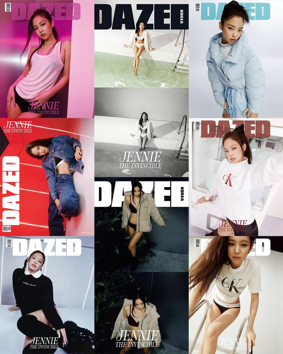 firejennie's tweet photo. 8 covers for the it girl https://t.co/za4YAbTKDi