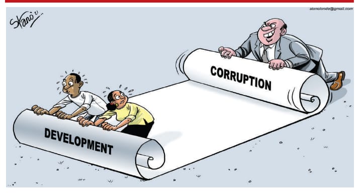 ngarius's tweet image. #TheRealProblem with #Kenya.  Stano cartoonist, @PeopleDailyKe