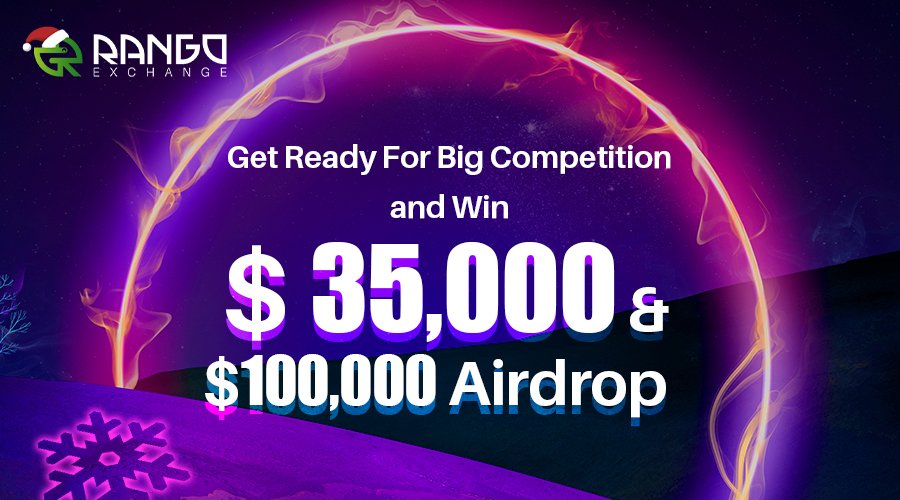 Rangopromotion's tweet photo. Win up to $35,000 by bringing users through our affiliate program and trade on the Rango.
Small orange diamondThe competition will be held from the 10 Dec until the 10 Jan.
Small orange diamondAnother good news: we will give away $100,000 Airdrop. (10% of $Rango's Airdrop share) https://t.co/jkQie4aiZs