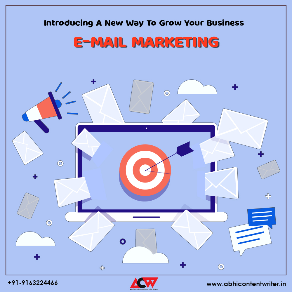 AbhiContent's tweet photo. Email marketing is the most profitable way to reach your customers.
It’s time to start building a list of subscribers and get more sales! 
Contact us: +91-9163224466  
 #digitalmarketing #socialmediamarketing #contentmarketing  #seostrategy #abhicontentwriter https://t.co/zfBjyFNEiU