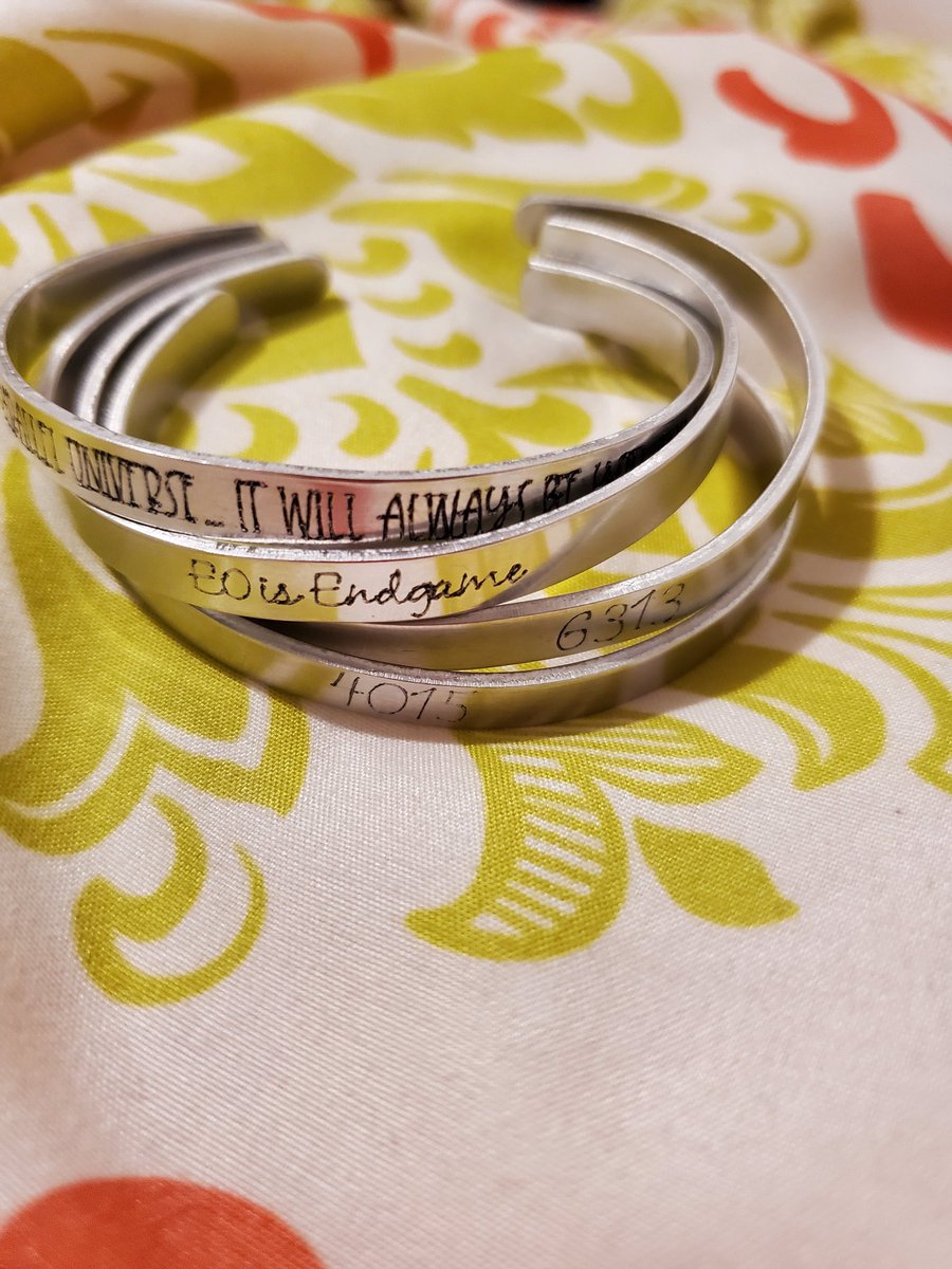 Taylyn1997's tweet photo. Definitely going to be rocking my EO bracelets all week. #EOisEndgame #6313 #4015 #InAParallelUniverse https://t.co/SNfzfVYmNk