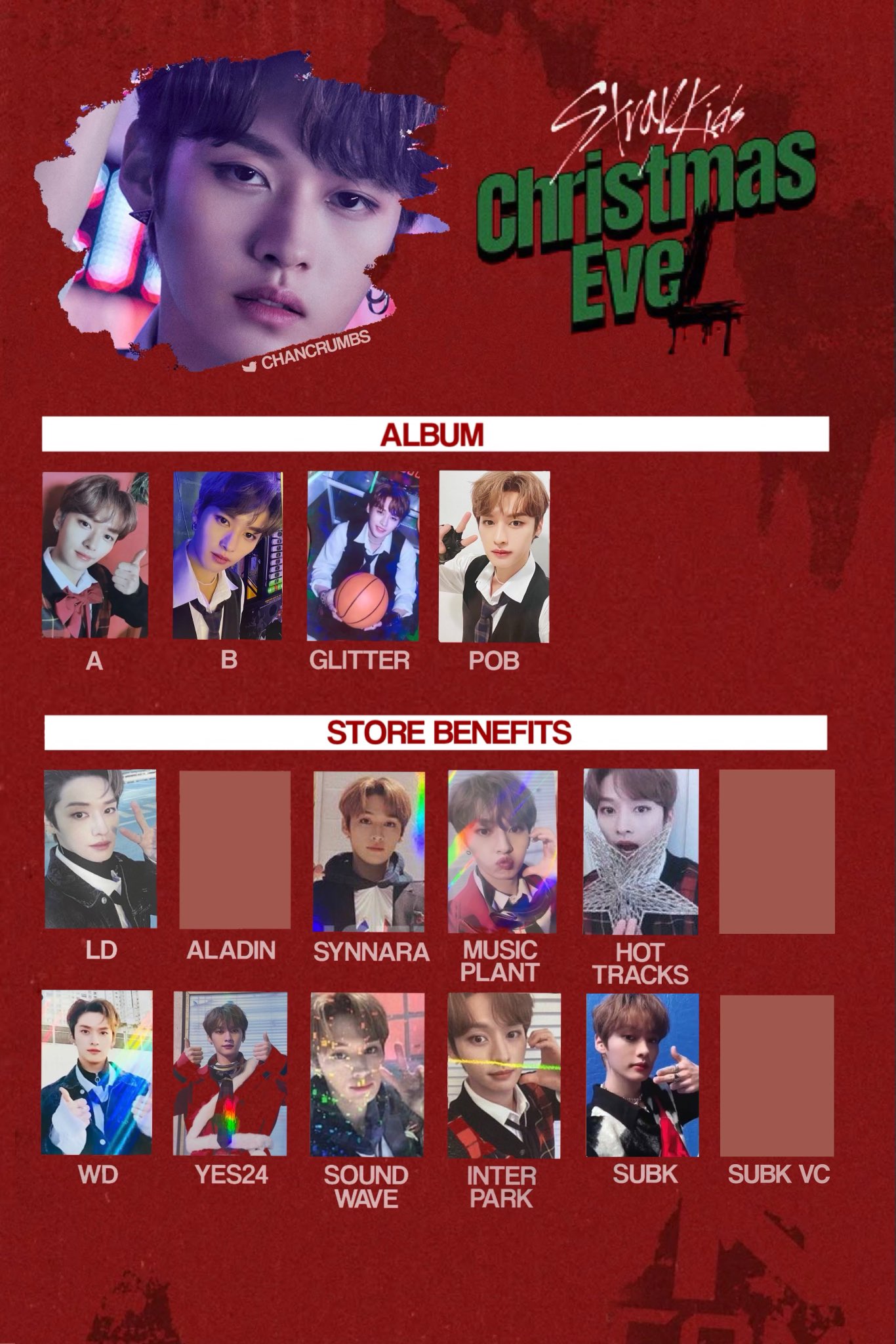 Christmas EveL バンチャン　subk Price Check] Bangchan Christmas Evel Subk PC : r/skzcollection