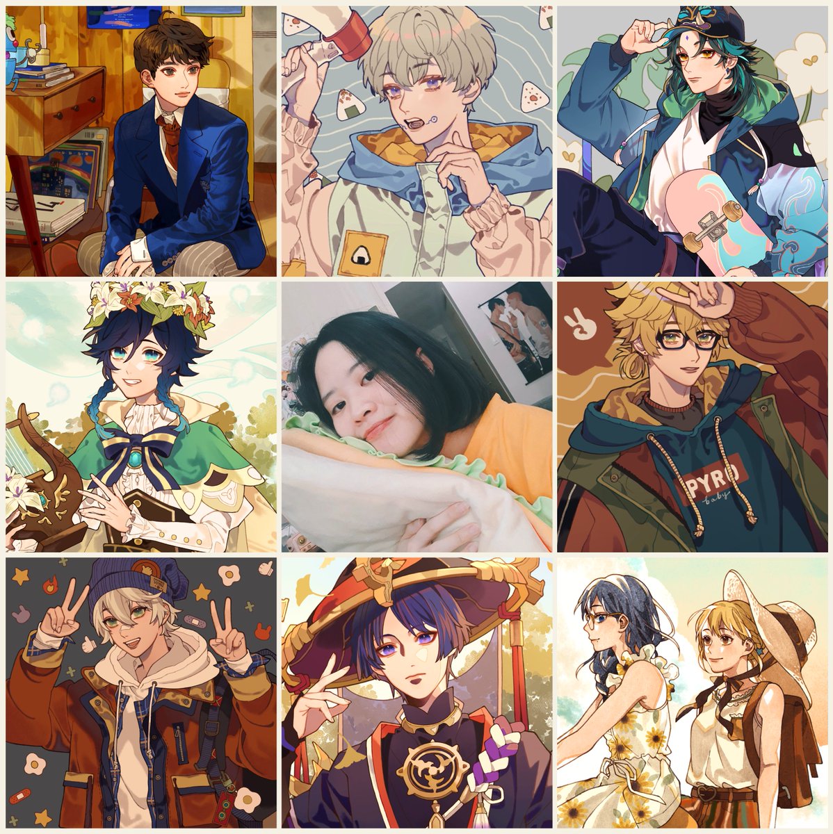 me and my sandwich for #artvsartist2021 💛 