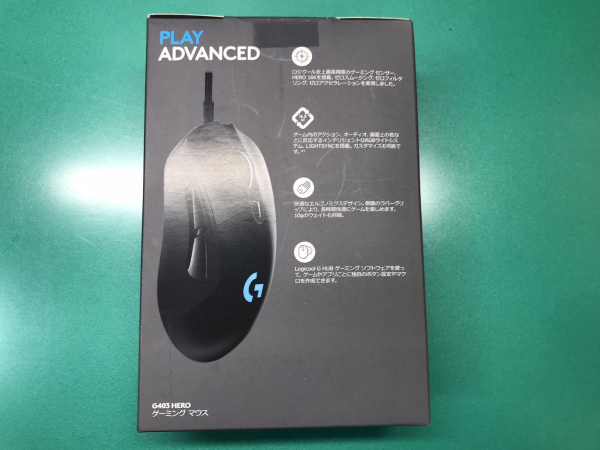NaoChannel2525's tweet photo. キーボードとマウス両方届きました！
#G403 
#G213 
#logicool https://t.co/ww31bbIGll