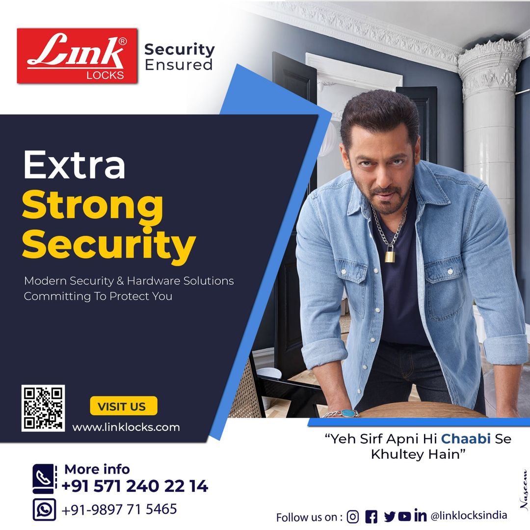 SalmanKhanHolic's tweet photo. ★ Extra STRONG Like #SalmanKhan…
#LinkLocks
#PrintAd
https://t.co/hrIXCvudem https://t.co/DCh6cPPPvY