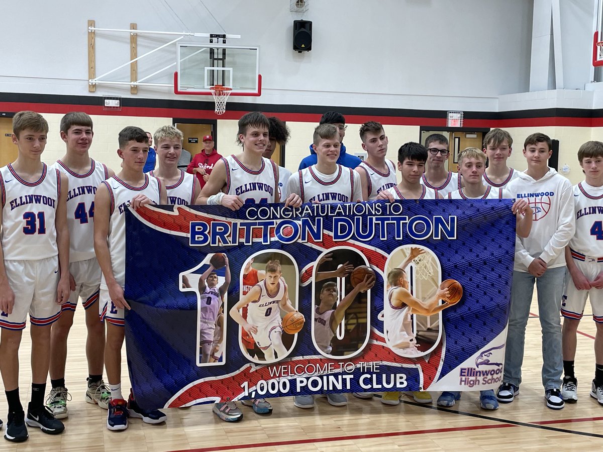 ⁦<a href="/brit_dutton04/">Brit Dutton</a>⁩ Britton Dutton of Ellinwood, scores 41 tonight vs Stafford in a victory. Brit reaches 1000 career points in his second game of his junior year. ⁦<a href="/CatchItKansas/">Catch It Kansas</a>⁩ ⁦<a href="/sportsinkansas/">Sports in Kansas</a>⁩ ⁦<a href="/BrentKSHSAA/">Brent Maycock</a>⁩ ⁦<a href="/GreatBendPost/">Great Bend Post</a>⁩