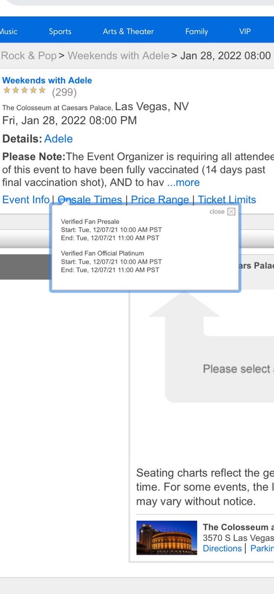 ScottFriedman3's tweet photo. All fans attending @Adele’s shows in Vegas must be vaccinated and receive a negative covid test 48 hours beforehand. I smell some serious operational nightmares in the making. #Adele #Concets #LiveEvents https://t.co/7hwTgHAxFy
