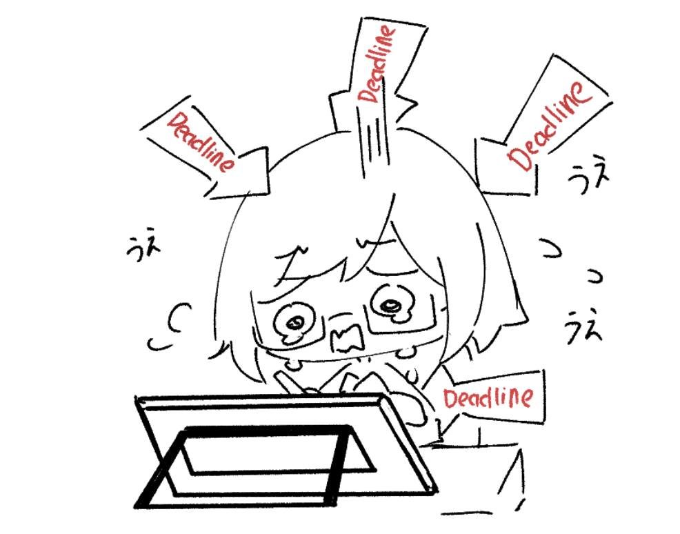 period cramps
tons of deadline
how to survive anyway 