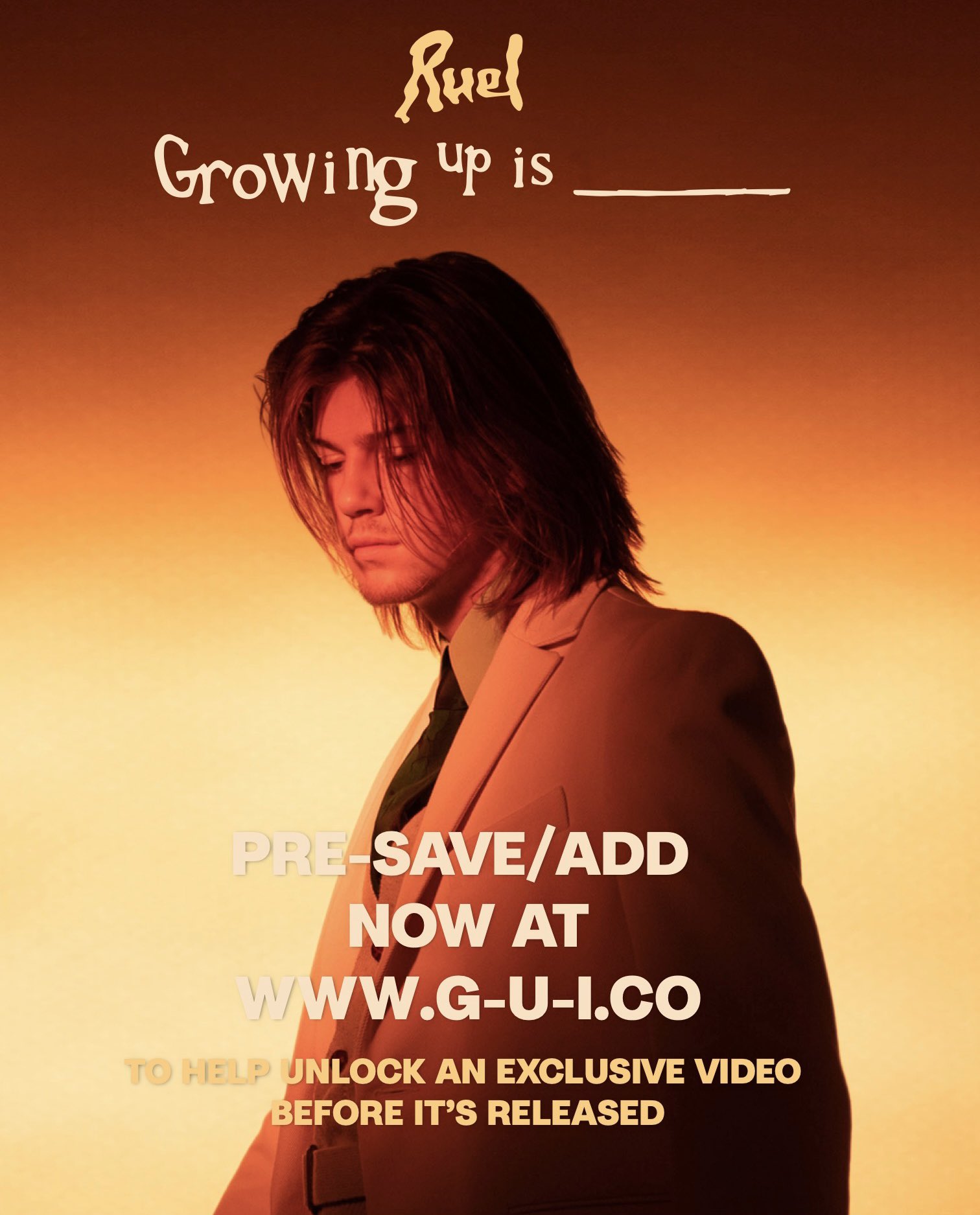 Ruel - GROWING UP IS _____ (Lyric Video) 