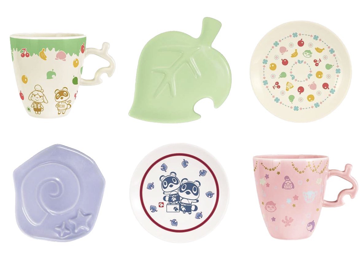 animal crossing tea set