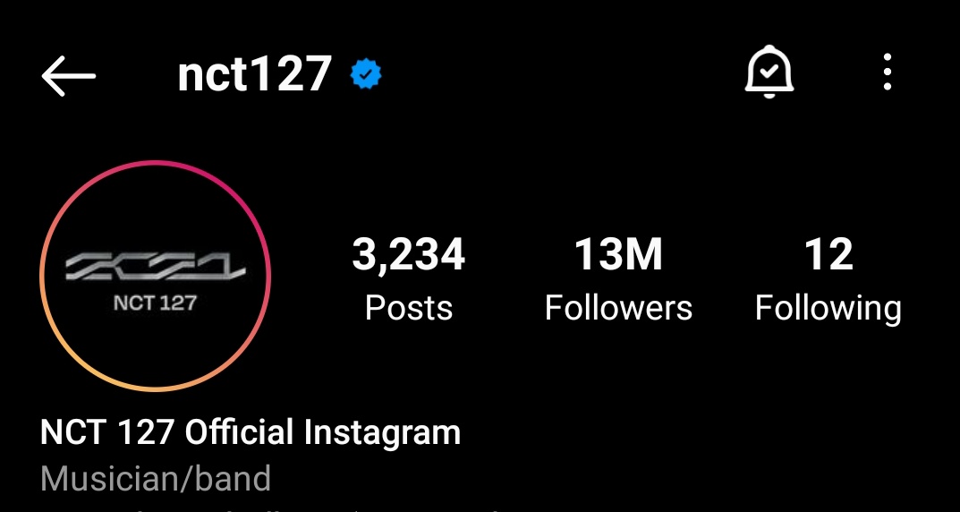 nct127_wall's tweet photo. [#NCT127🌟Chart]

NCT 127 had reached 13M followers (cumulative) in there <Instagram> account.❣

↬ Making them the most followed SM group &amp; 3rd most followed K-Pop Boy Group. CONGRATULATIONS BOY!🏆

@NCTsmtown_127 #NCT127 https://t.co/M0WAiFYgNk