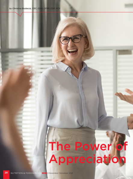 MorrisonLiving's tweet photo. It takes two things to make a small impact: acknowledgment and recognition.

Christina Bodanza, one of our Executive Chefs, speaks to the development of our associates both personally and professionally and how the smallest things can make the largest impact. https://t.co/qfx8Oxn1Cn