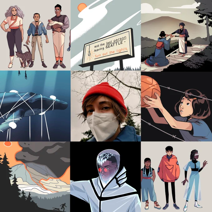 oh #artvartist2021 it's been a very beige and orange year i guess lol 