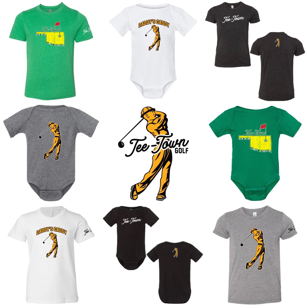 TeeTownGolf918's tweet photo. My Wife : You should spend more time with your son. 
Me :

Infant/Youth styles now available online at https://t.co/74DVOhknsU 

#golf #caddy #daddyscaddy #parenthack #golfing #christmas https://t.co/si15i1C1g5