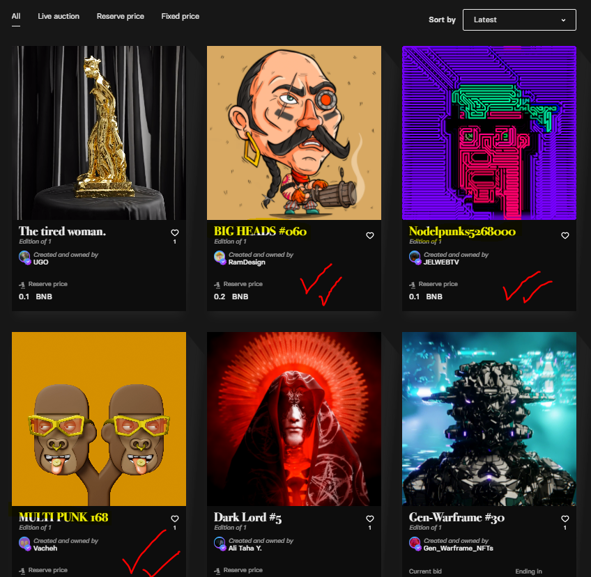 jelwebtv's tweet photo. The big buddies at the home page of the @nftbmarket ππ₯π
#BigHeads: https://t.co/htOIEfybGc
#MultiPunks: https://t.co/GVBwO4aUgn
#NodelPunks: https://t.co/Tk2XL78yi8
#NFT #NFTs #NFTCommunity #nftart #NFTcollectibles #BNB #nftcollector #NFTartists #NFTartist #BSC https://t.co/6uOJkx7aso