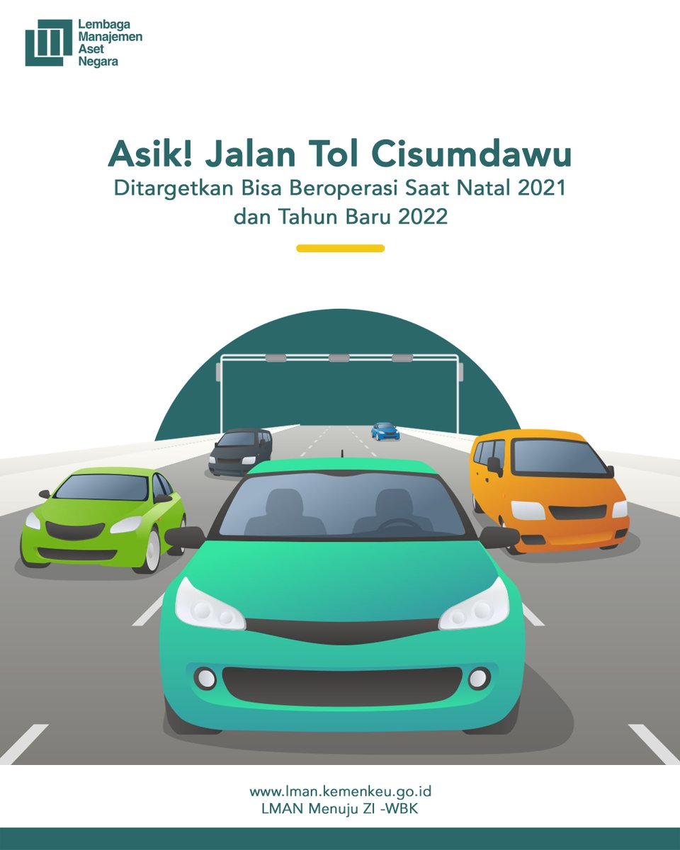 BLU_LMAN's tweet photo. #SahabatAset, ada kabar baik nih. Tol Cisumdawu udah bisa beroperasi! https://t.co/rxoXJJlWq3