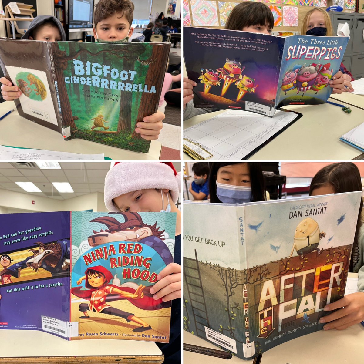 mr_polsky's tweet photo. So broken. So fractured. It hurts! Exploring the idea of #FracturedFairyTales for our next writing focus. How can we twist a classic? Looking forward to creating our own. The more we twist, the better it gets. #FCSinspired #WeAreCBE https://t.co/Lh8A5cTGTK