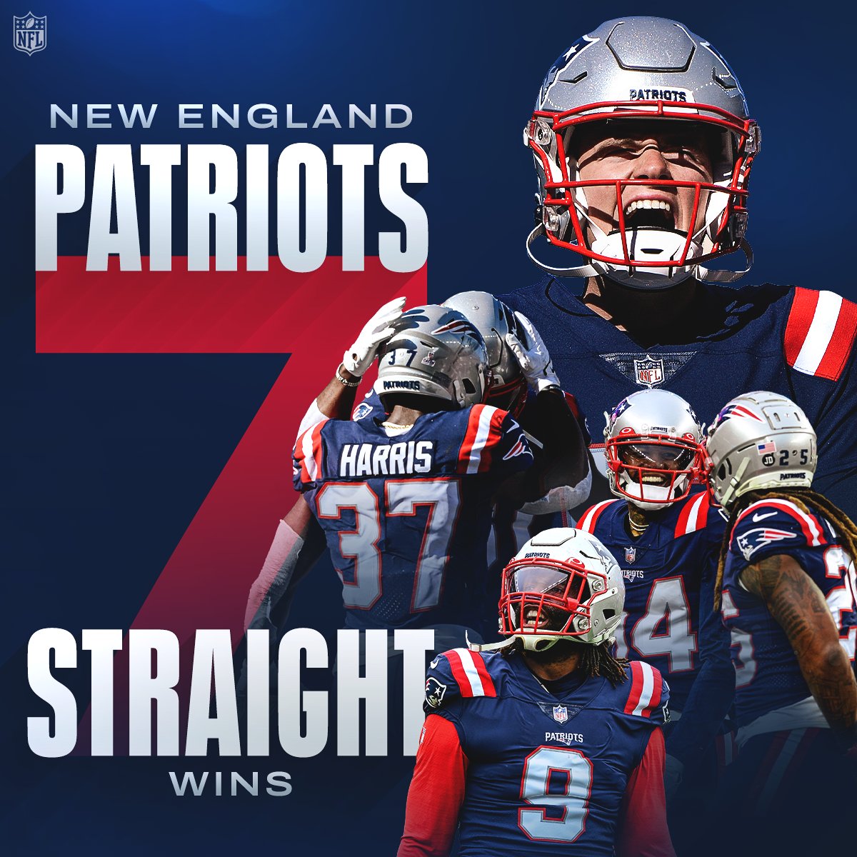 SEVEN STRAIGHT FOR THE PATS. #ForeverNE