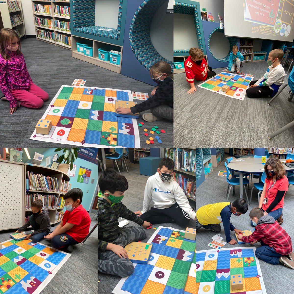 Students used coding blocks to program Cubetto today! <a href="/primotoys/">Primo Toys</a> #WTandMe <a href="/hourofcode/">Hour of Code</a> <a href="/CCSD93/">CCSD93</a> #HourofCode2021