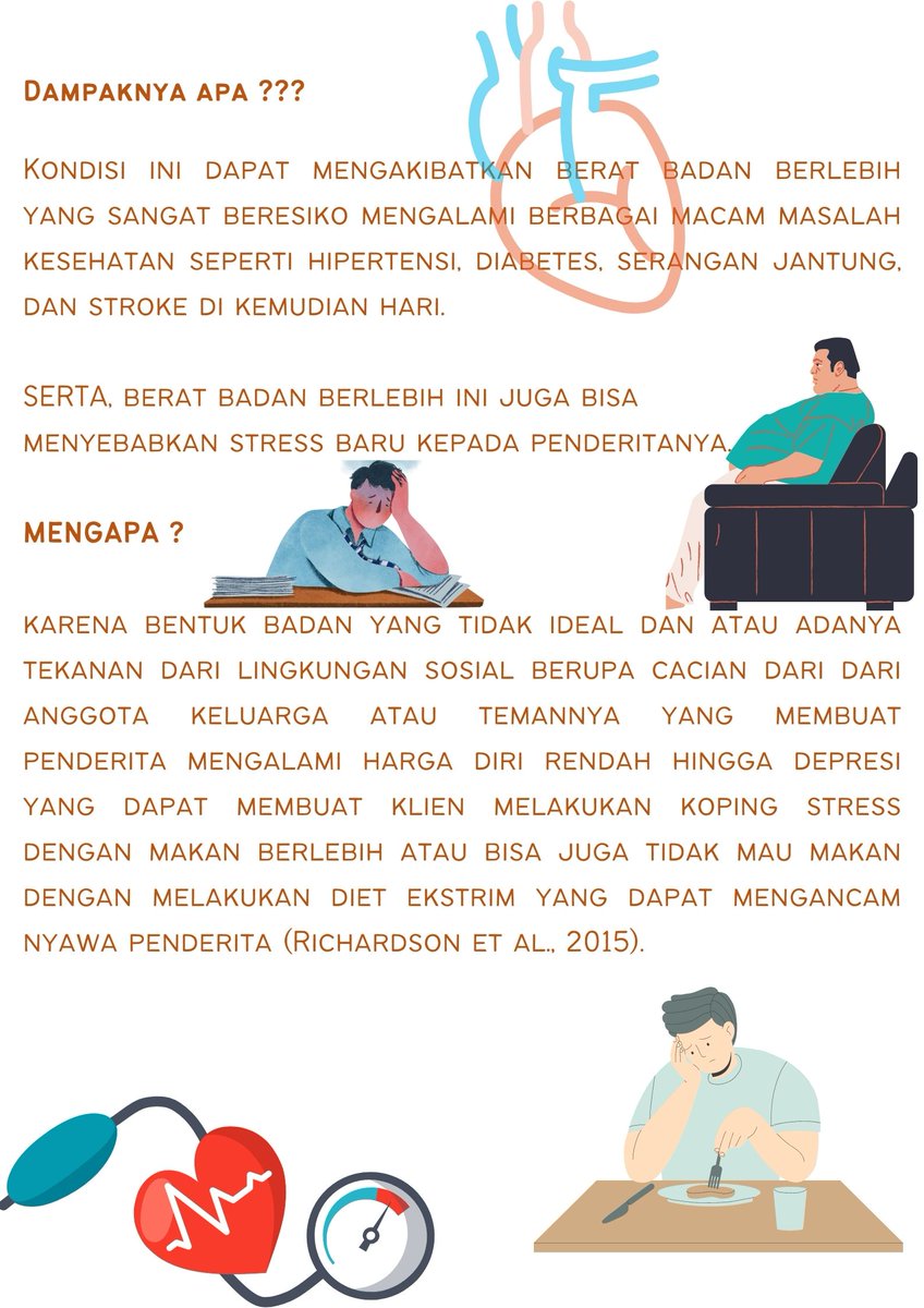 ConstantiusAug1's tweet image. [PROJECT UAS MATA KULIAH PSIKOLOGI KESEHATAN]

Pernah gak sih kita merasa pola makan kita berantakan ? terus merasa porsi makan lebih banyak kalau pas lagi stres karena kerjaan atau tugas dari sekolah dan kuliahan ? atau bingung kok badan makin berat saat kondisi sekarang ini ?