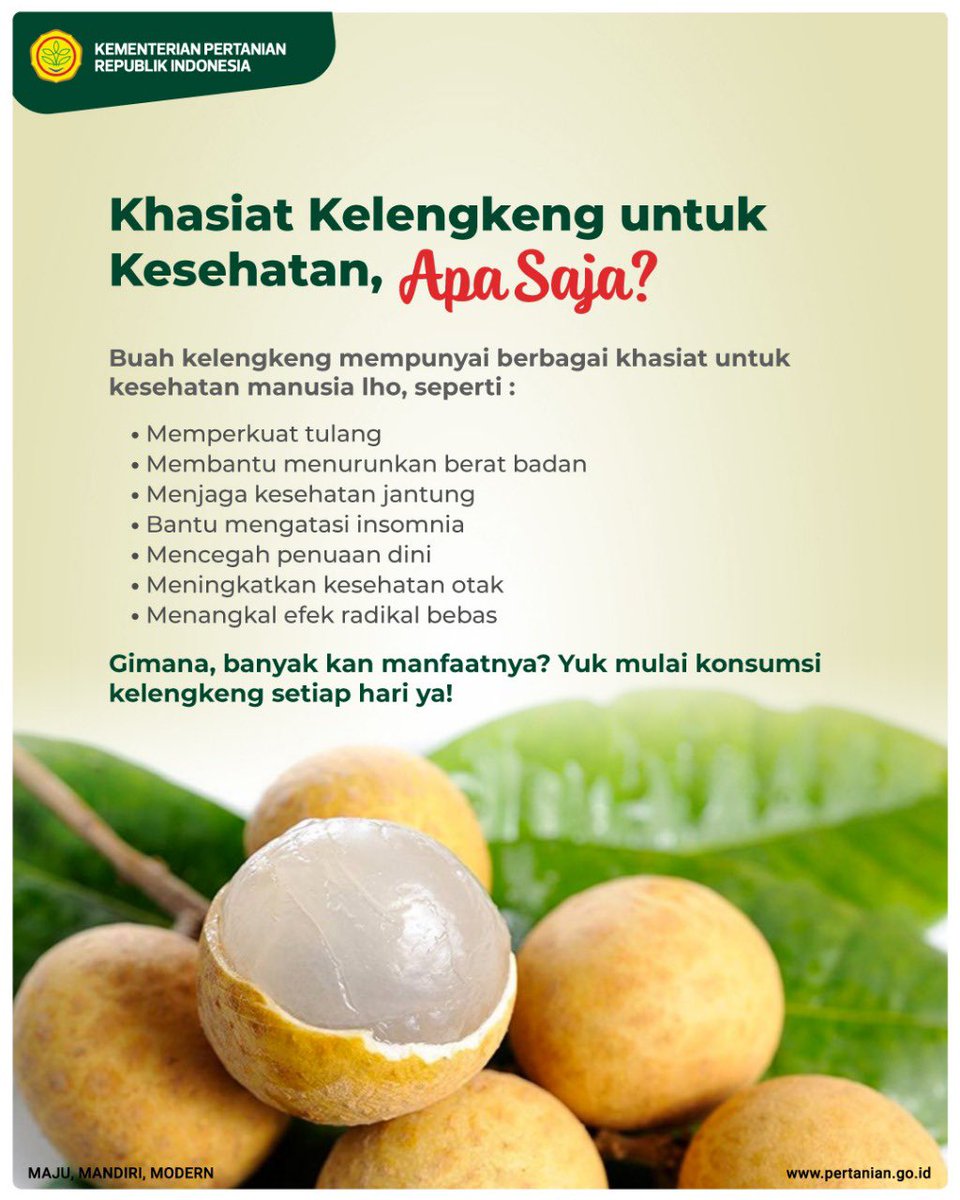 Kementerian Pertanian RI on X: "Halo SobaTani, pada postingan kali