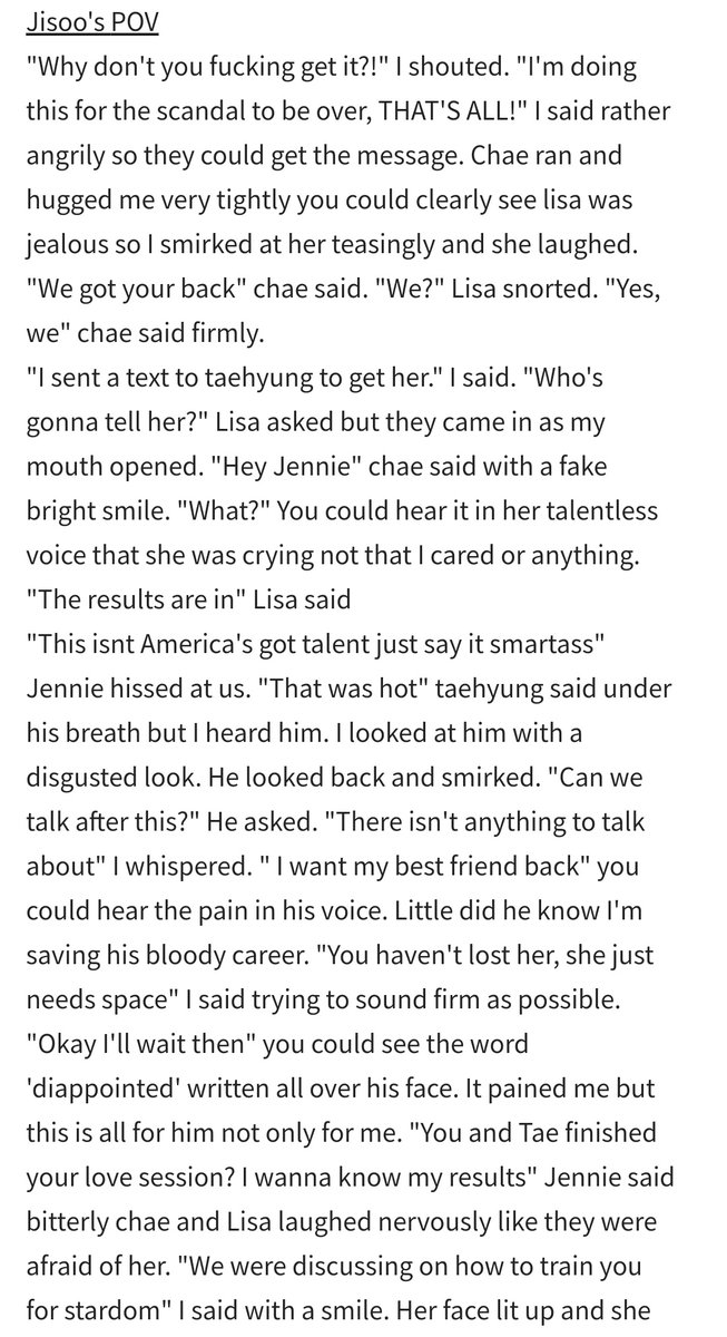 JenniesDevil's tweet photo. I had two more parts continued on Wattpad but since y'all wanted it I guess you can see it 😭😭😭 YALL DONT JUDGE IT WAS LITERALLY IN 2019

DAY OF AUDITIONS PART 2 https://t.co/KwnGFj6KVe