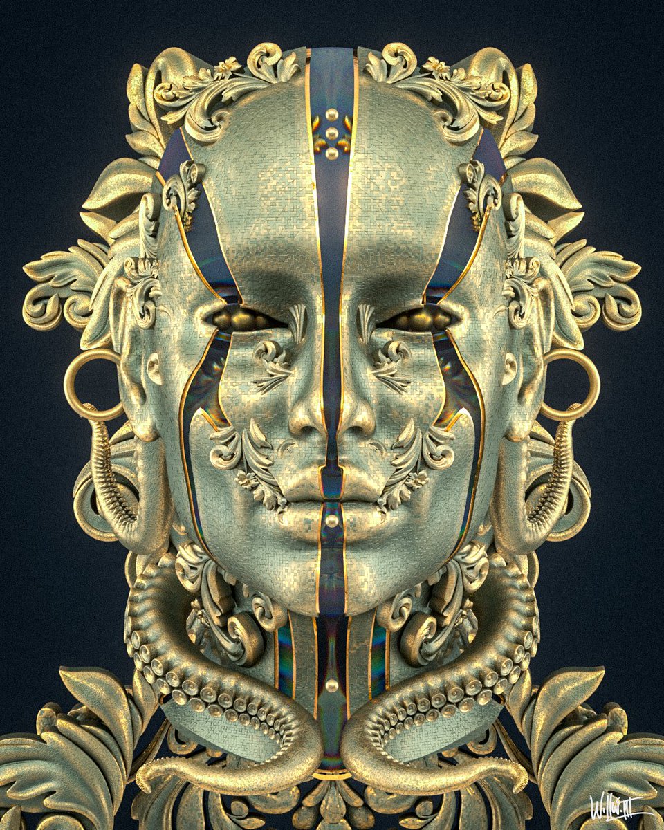 artwork_william's tweet photo. Mater Altissimi
12.06.2021
.
"Mother of The Deep" in Latin
.
#stylizedart #3drender #digitalartwork #cinema4d #redshift3d #fantasyart  #enter_imagination #c4drender #surrealism #williamthethird #maxon #creativeminds #NFTCommunity https://t.co/tuw5XbFCmE