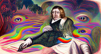 MiltonSociety's tweet photo. My AI-generated/pixray "John Milton on Acid" https://t.co/MQzngXq00g