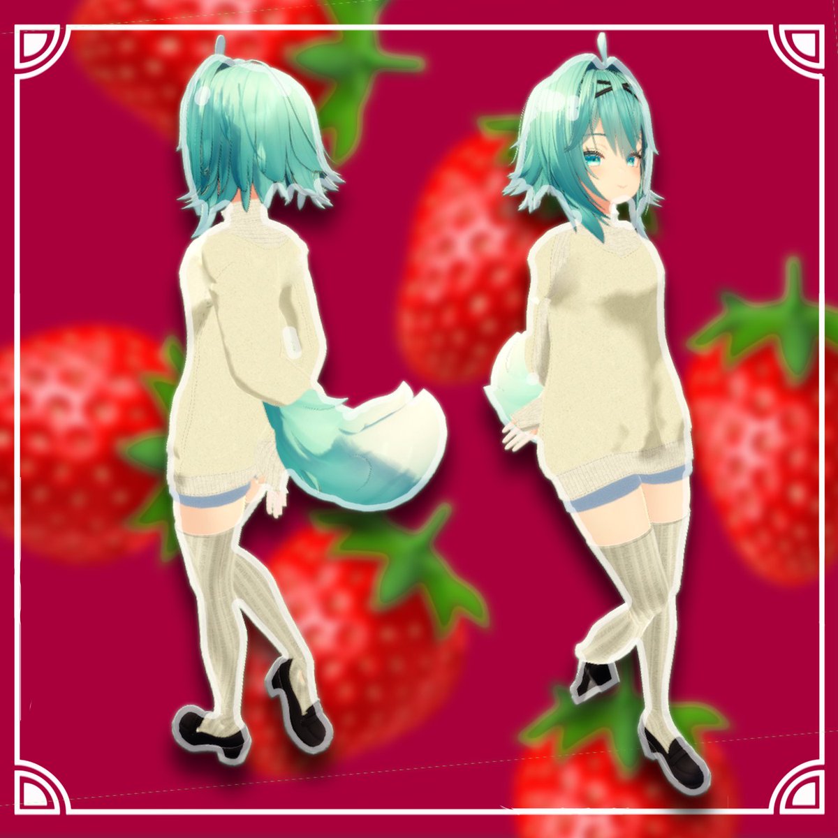 IchigoVR's tweet photo. RINDOのアバター衣装 竜胆「竜胆」 | イチゴIchigo https://t.co/D5XGU0SSnj #booth_pm https://t.co/Ua5ZclwlVG