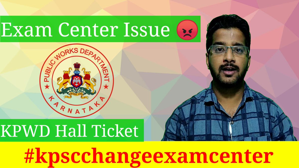 AjYt01's tweet photo. KPWD Exam Center issue, use #kpscchangeexamcenter on Twitter for change.
https://t.co/ZqXYfkkaSn

#KPSC #kpwd https://t.co/a2bK3cboBs