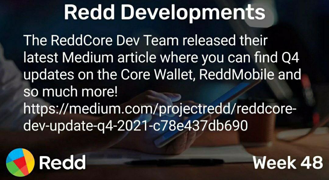 reddcoin's tweet photo. Have you read the latest Q4 updates in the #Medium article released by the ReddCore Dev Team? What’s your favorite update in the article?

https://t.co/g65IjE6Sry

#Redd #ReddCoin #RDD $RDD #TheSocialCurrency #Crypto #Altcoin #MakeADifference https://t.co/G2s673rJOm