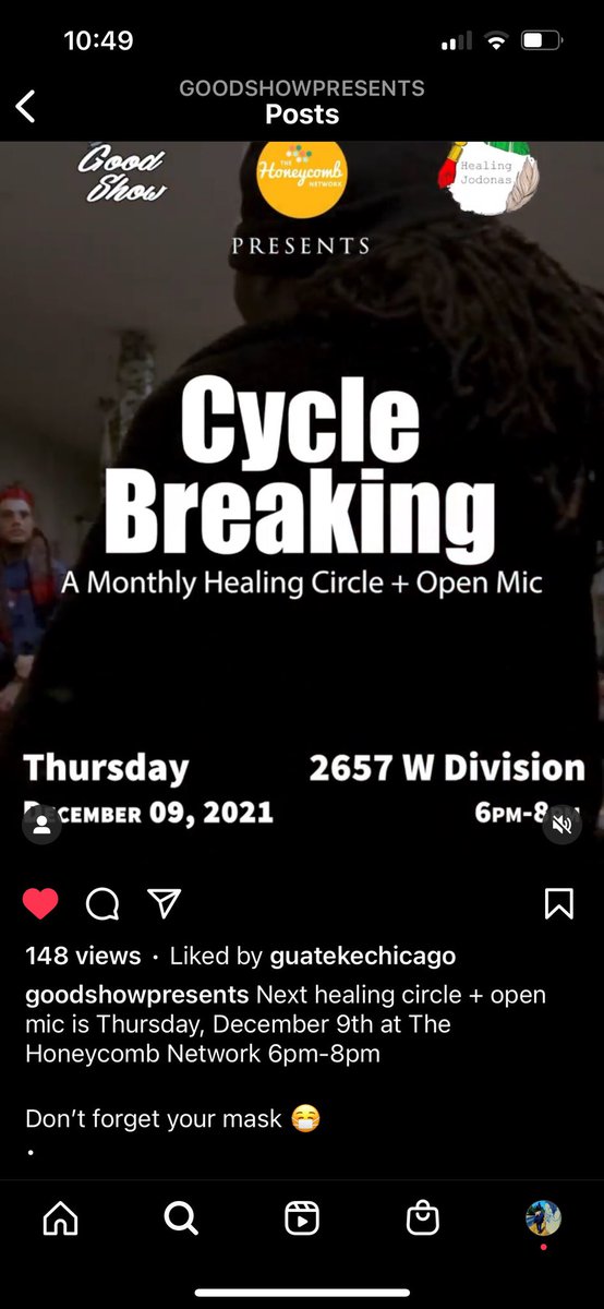 DecypherMC's tweet photo. Catch me this Thursday performing in #HumboldtPark
#CycleBreaking #HealingCircle #HoneycombNetwork #OpenMic #Chicago #HipHop #Art #Networking #DecypherMC 🙏🏻 https://t.co/eGKncuZXqc