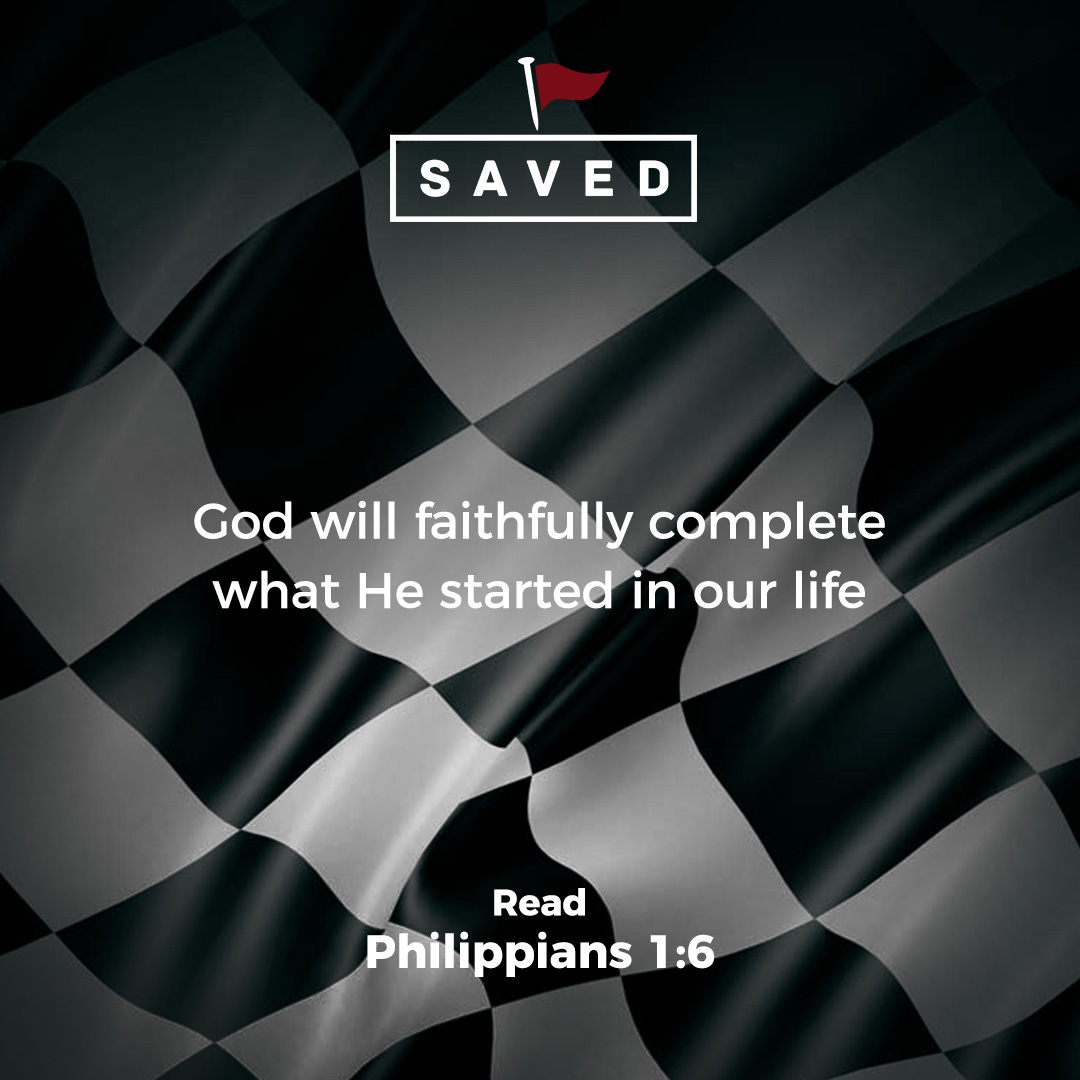 Let us keep running the race because God will finish what He faithfully started in our lives, for our good and for His own joy.

#SAVED #Kaligtas #God #racelife #finishstrong