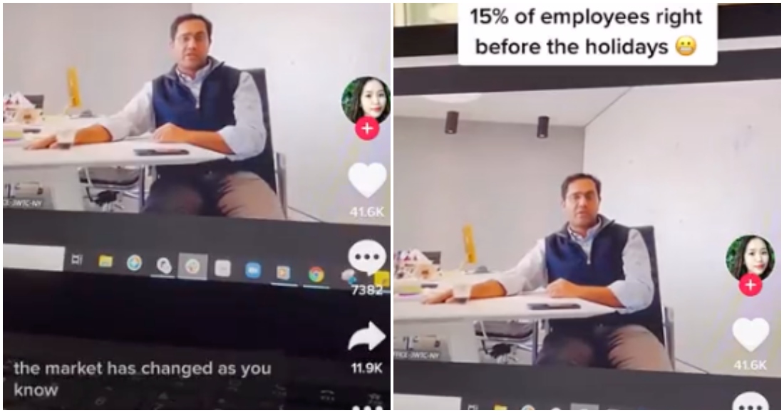 VIDEO: Compañía despide a 900 trabajadores al mismo tiempo en videollamada conjunta
 sinembargo.mx/05-12-2021/407…