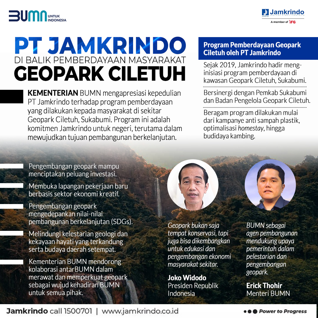 pt_jamkrindo's tweet photo. Halo sobat penjaminan, apa kabar ? semoga senantiasa sehat.

Oiya, sobat sudah tahu belum, sejak tahun 2019, PT Jamkrindo telah melakukan kolaborasi pemberdayaan Geopark Ciletuh dengan berbagai pihak,  mulai dari Kementerian BUMN, https://t.co/DgpWalmWVe