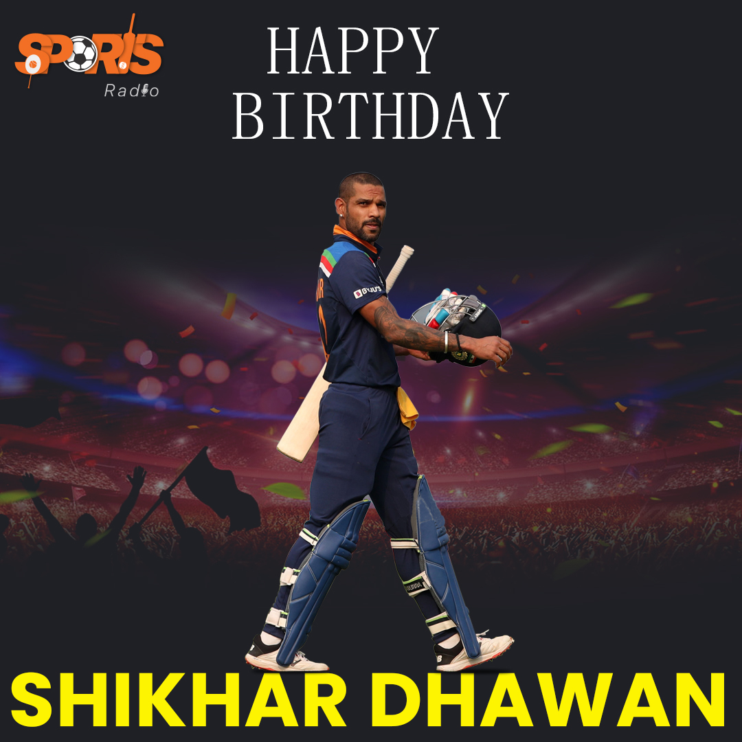 Happy Birthday Shikhar Dhawan  