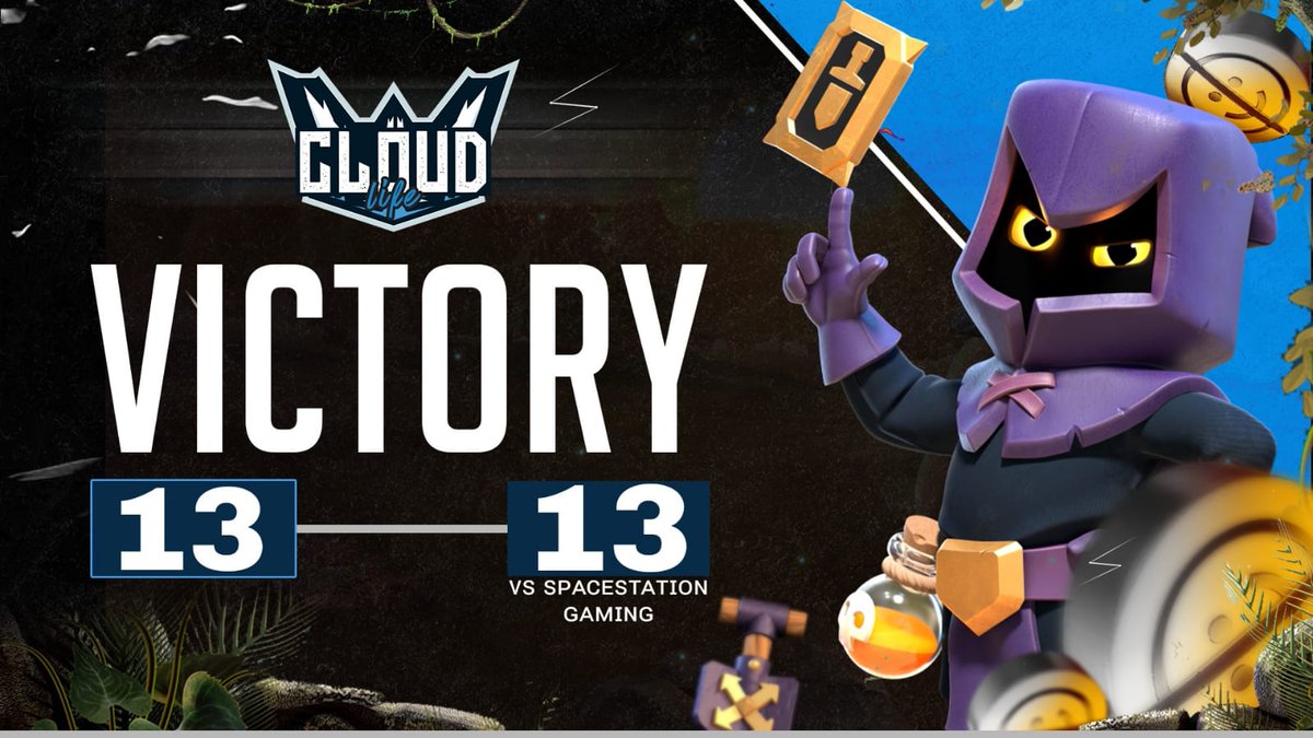 CGxCOC22's tweet photo. ⚔️ @StephanieDrM1 Grand Finals Phase ⚔️ 

                   🔥 Victory 🔥
#CloudlifeGaming - 13 ⭐ - 13 ⭐ @SpaceStationCOC

💯 Triples By: 💯
@Manjeet084
@wanwan_stars
@Yash_8035

#CloudlifeFTW https://t.co/3ruNhDyaYG