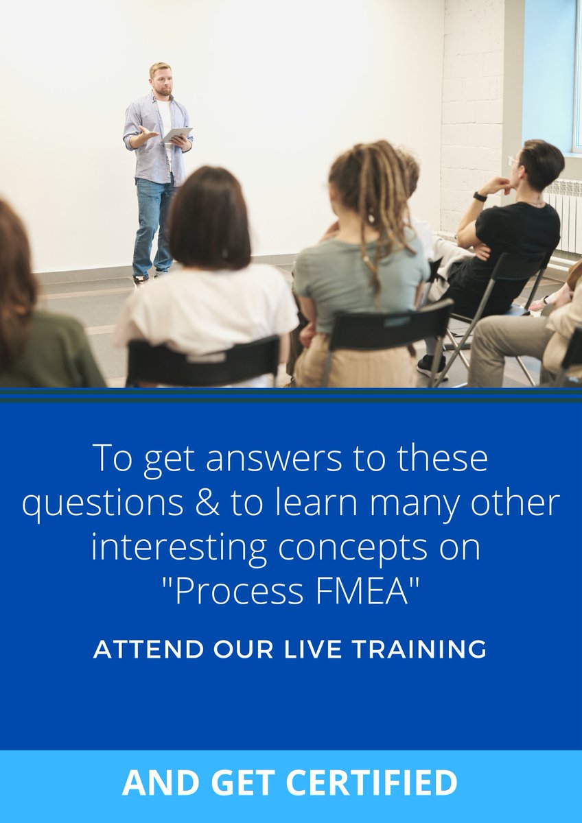 sripadhmam's tweet photo. https://t.co/W7XvdI88zz
Click the above link to watch the free demo video &amp; feedback video on PFMEA and to enroll for the live training in Dec 2021 https://t.co/lUyikzwEwo