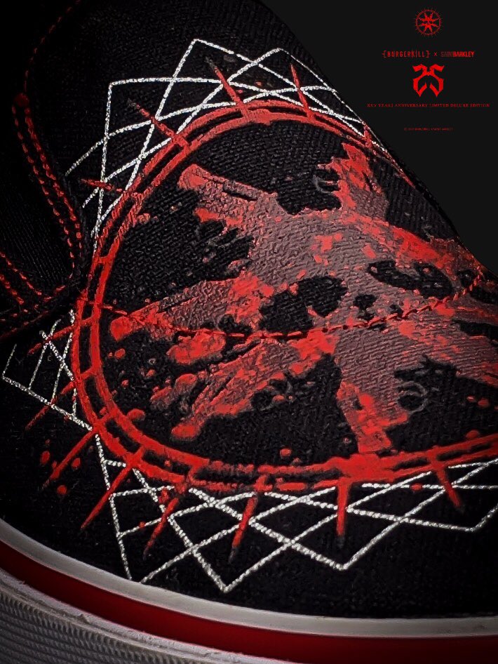 SaintBarkley's tweet photo. Hanya di event Urban Sneaker Society! First look @burgerkill x Saint Barkley. Rilis Januari 2022. #BurgerkillXSaintBarkley https://t.co/HcYXFh08Ny