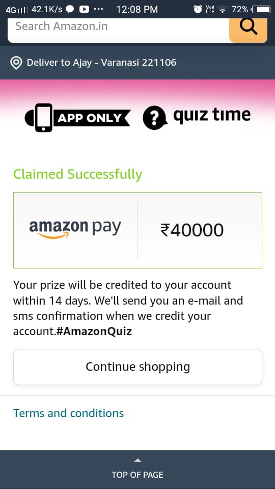 AjayPat01378608's tweet photo. Jai shree Krishna🙏🙏,whenever I need money ,then lord Krishna ji always help me thanks Krishna ji and thanks amazon and thanks a lot whole amazon team ,love you amazon❤❤❤ #IWonOnAmazon https://t.co/mcE2aQ5S9x