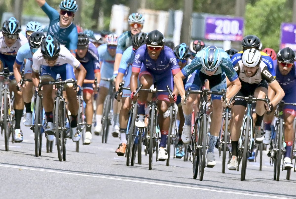 veloimages's tweet photo. Man, it was close! @JastrabRyan of @wgc_pro_cycling takes an impressive second place on stage 5 of the Tour of Thailand.
One Stage To Go.
#amazingthailand https://t.co/ACy90SxDFA